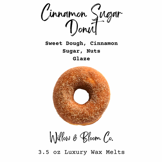 Cinnamon Sugar Donut - Luxury Wax Melt