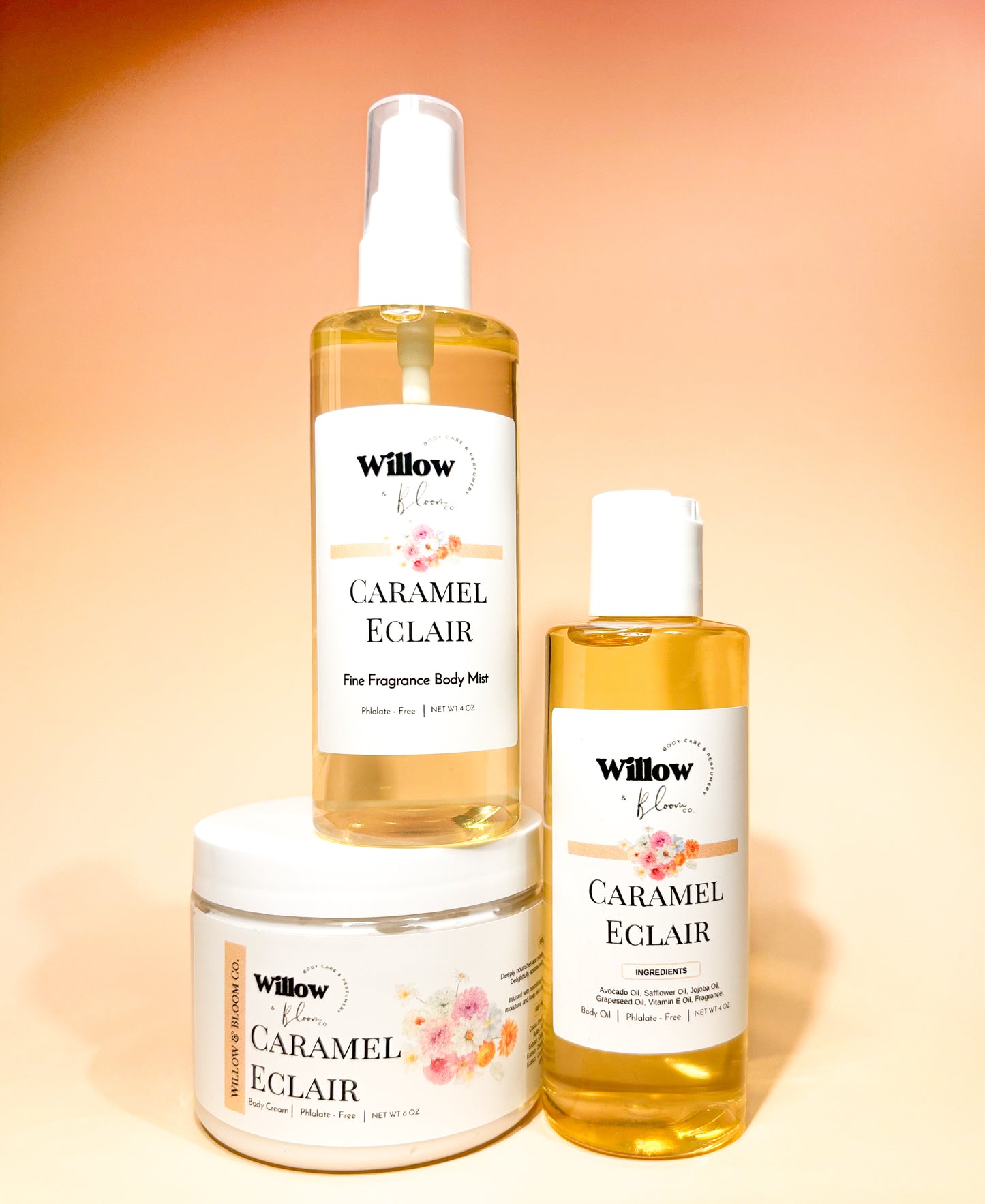 Caramel Éclair Body Care Trio