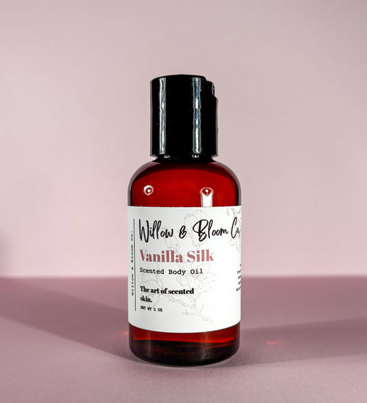 Vanilla Silk - Lightweight Hydrating Scented Body Oil