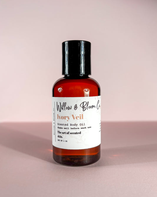 Ivory Veil - Lightweight Hydrating Scented Body Oil