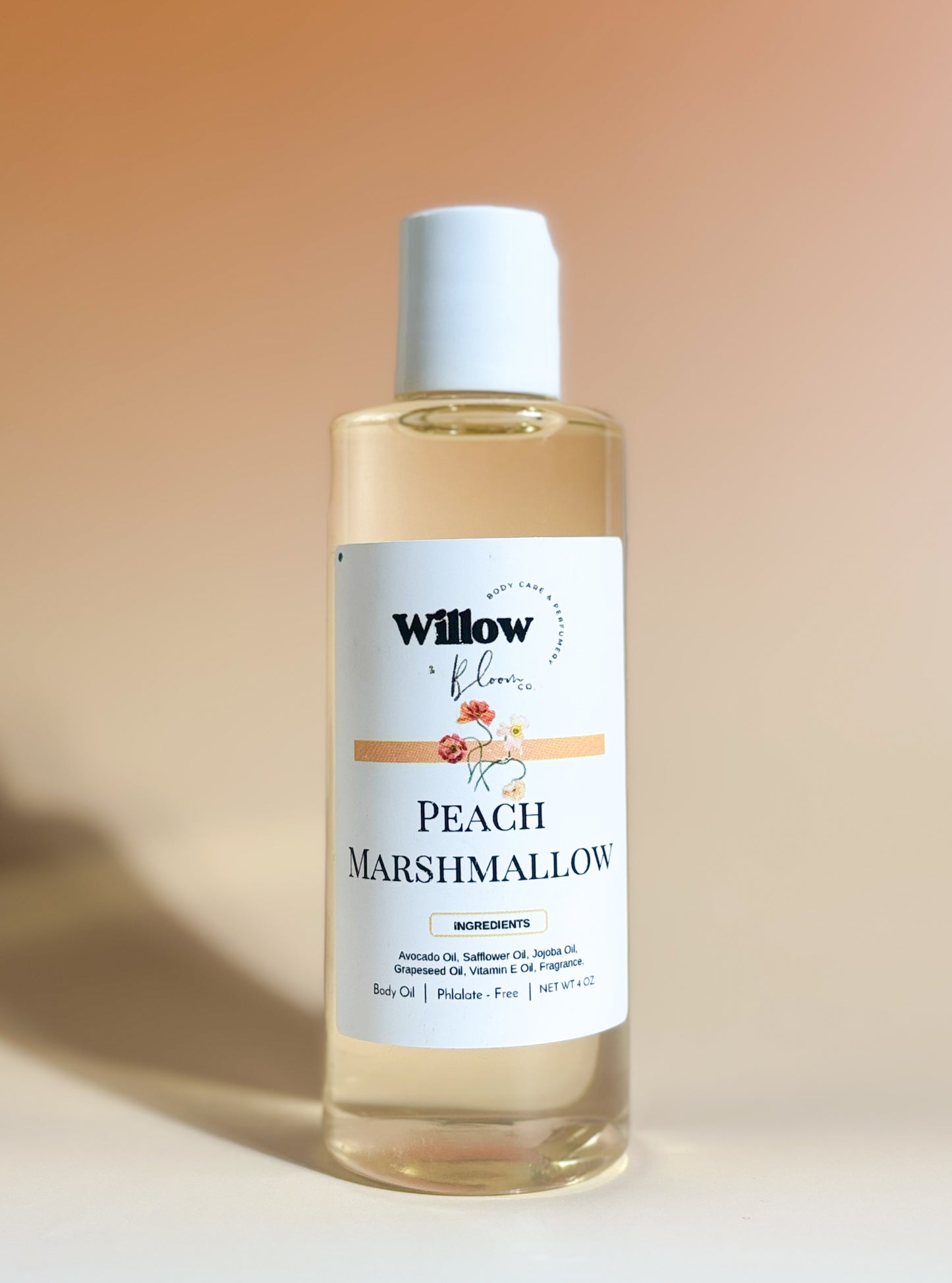 Peach Marshmallow Body Oil | Peach Gourmand Body Oil