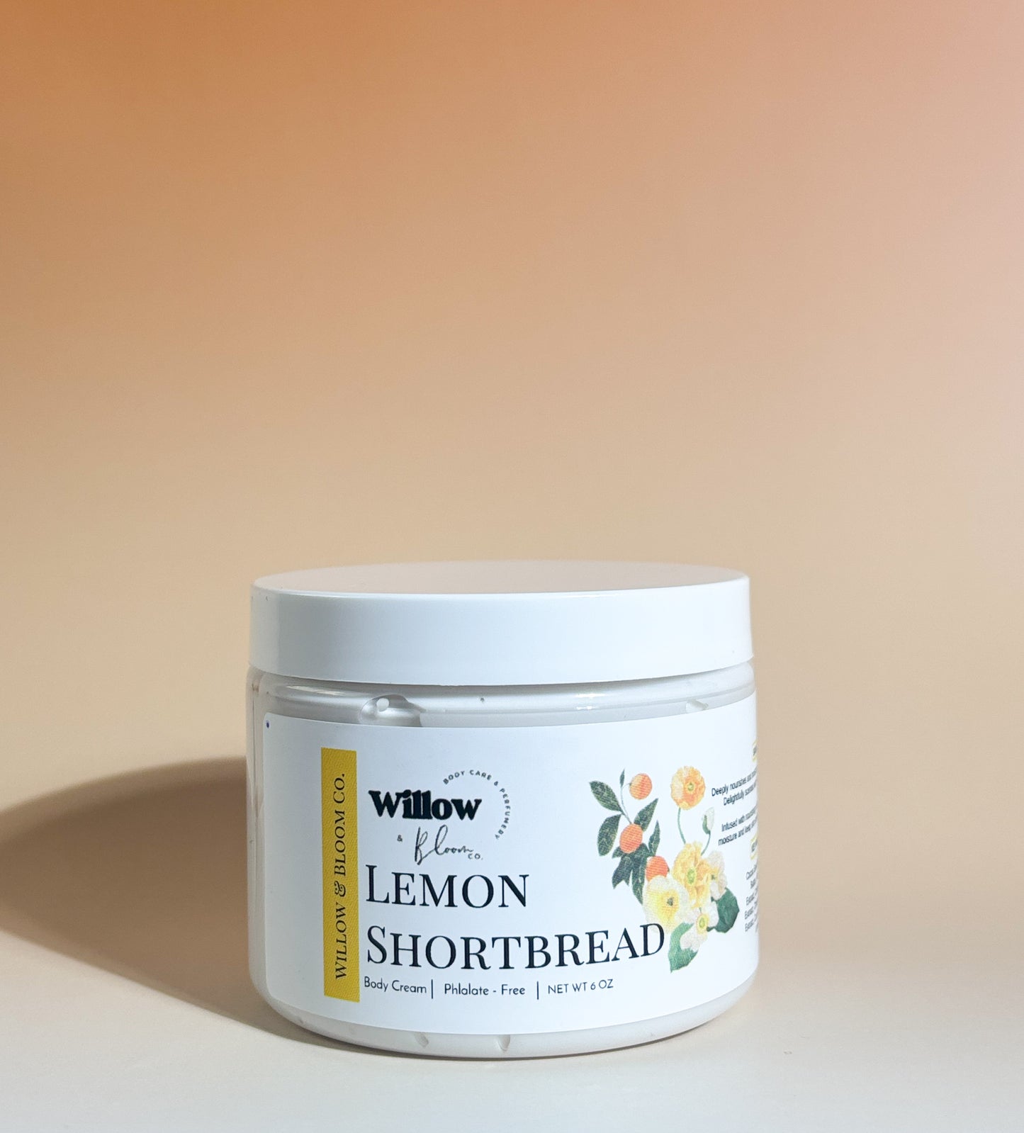 Lemon Shortbread Body Cream | Lemon Cookie Scented