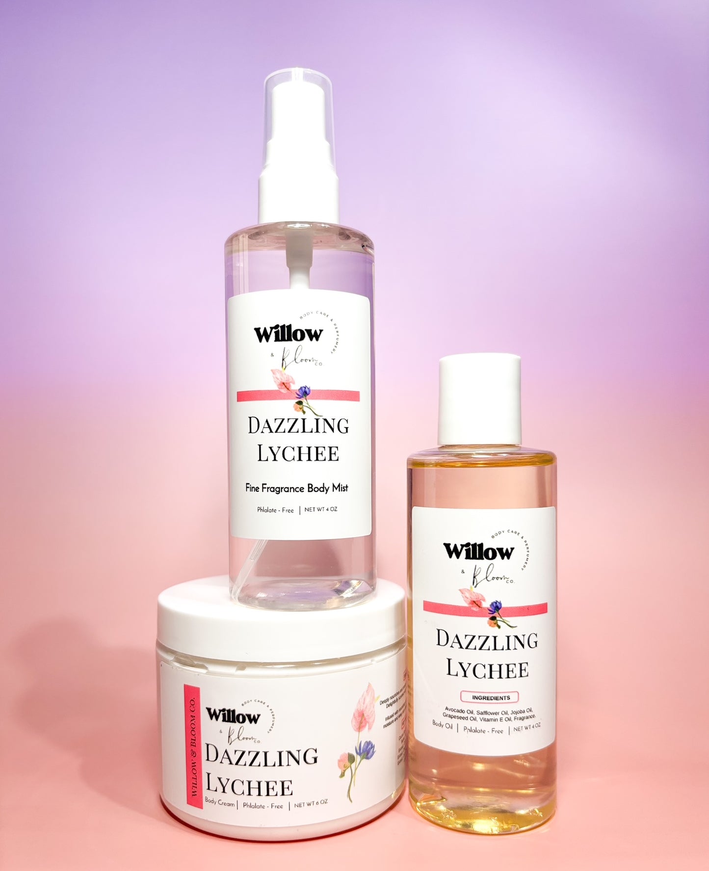 Dazzling Lychee Body Care Trio