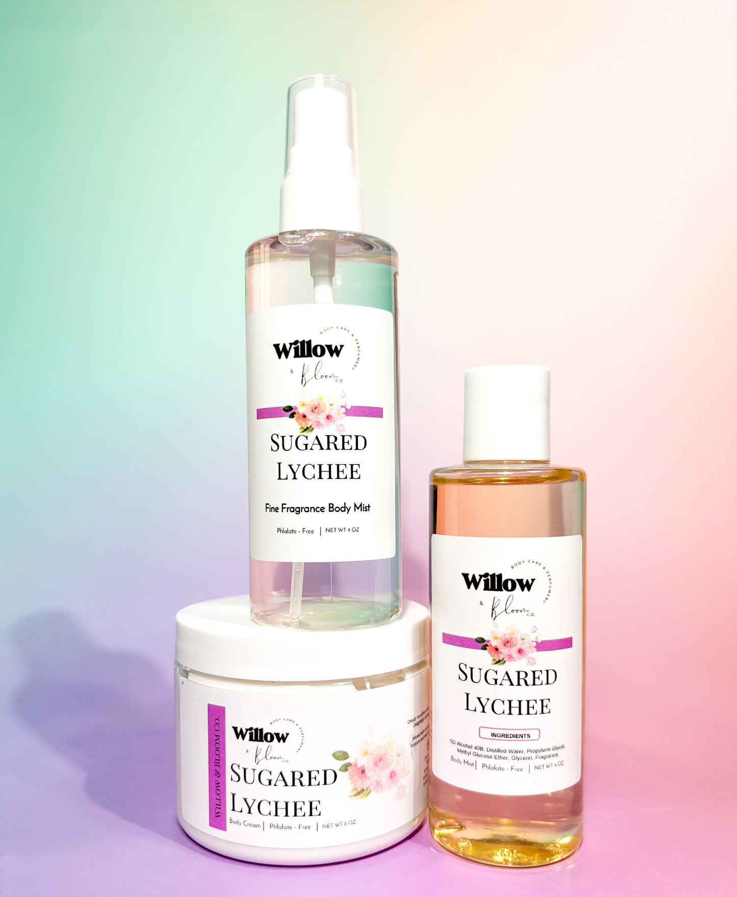 Sugared Lychee Body Care Trio