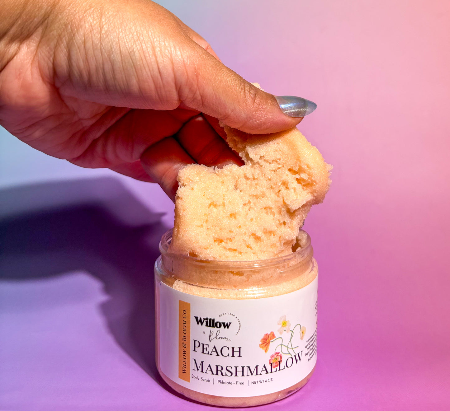 Peach Marshmallow Body Scrub